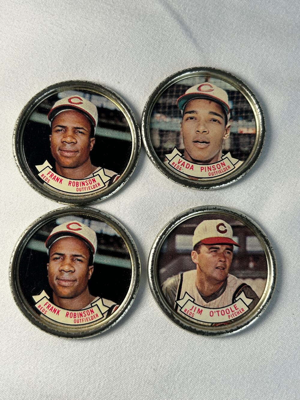 1964 Topps Baseball Coin Lot Frank Robinson V Pinson J. O’Toole  Cincinnati Reds